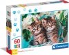 Puzzle 60 Urocze kotki Lovely Kitty Clementoni 26599